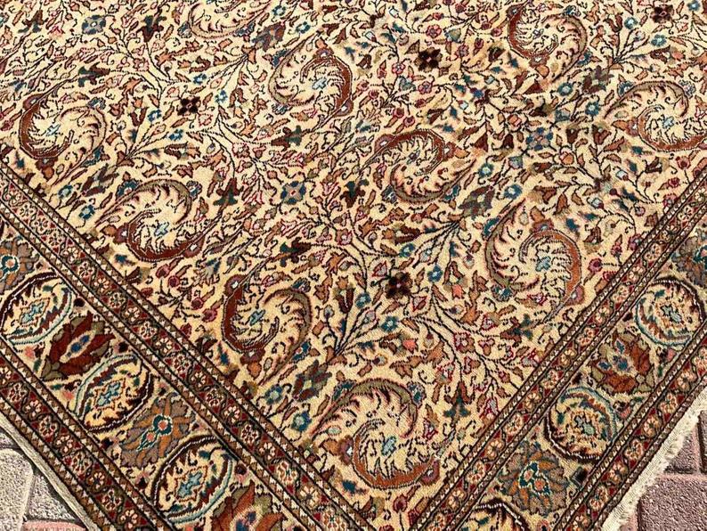Turkish Oushak Hand Knotted Area Rug 293cm x 193cm