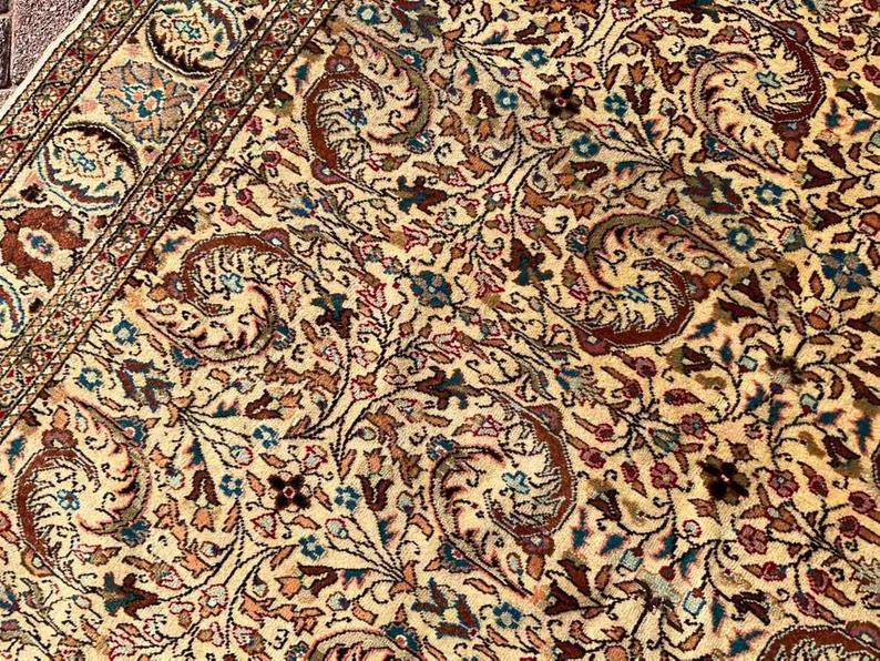 Turkish Oushak Hand Knotted Area Rug 293cm x 193cm