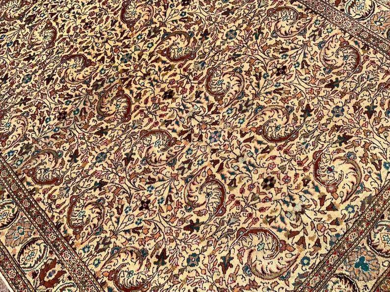 Turkish Oushak Hand Knotted Area Rug 293cm x 193cm