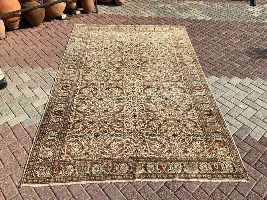 Turkish Oushak Hand Knotted Area Rug 293cm x 193cm