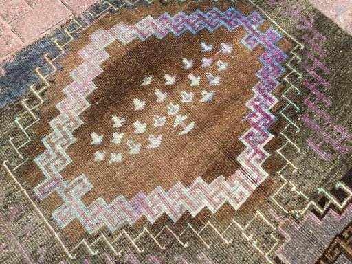 Turkish Oushak Hand Knotted Area Rug 301cm x 137cm