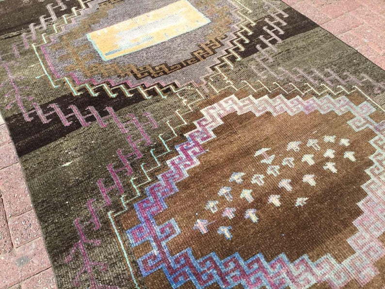 Turkish Oushak Hand Knotted Area Rug 301cm x 137cm