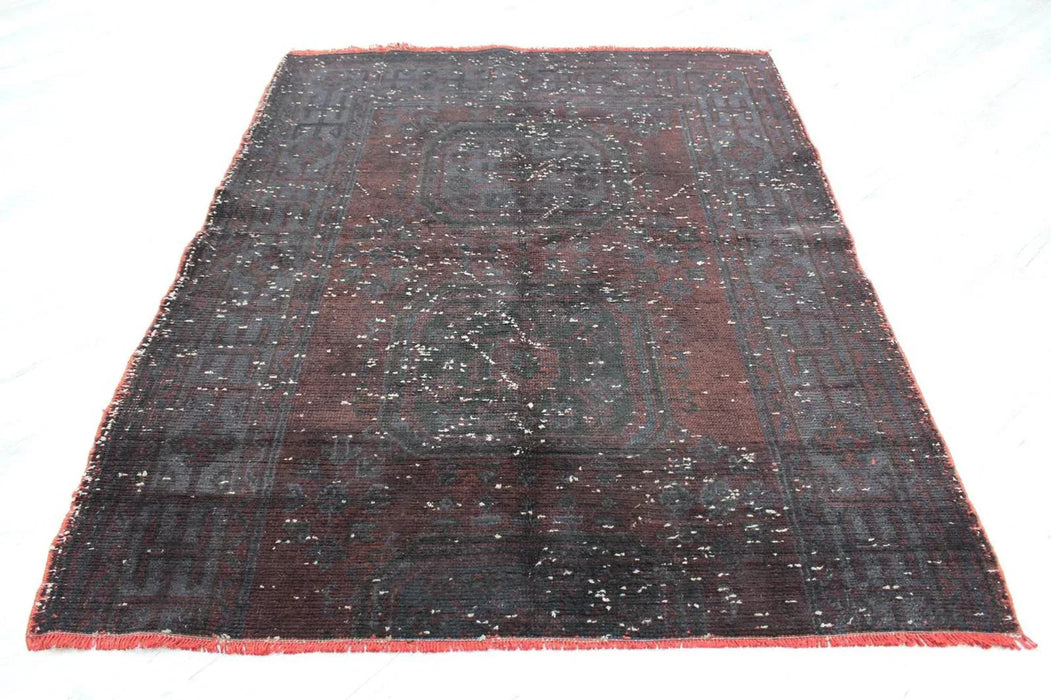 Turkish Oushak Rug 186 Cm X 146 Cm Antique Hand Knotted