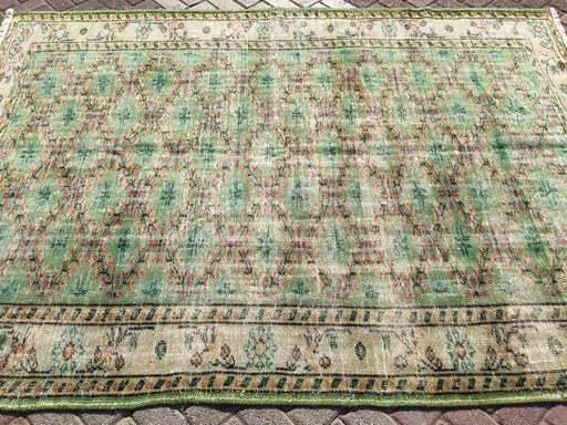 Turkish Oushak Rug 258cm x 189cm Handmade Vintage
