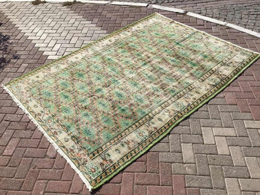 Turkish Oushak Rug 258cm x 189cm Handmade Vintage