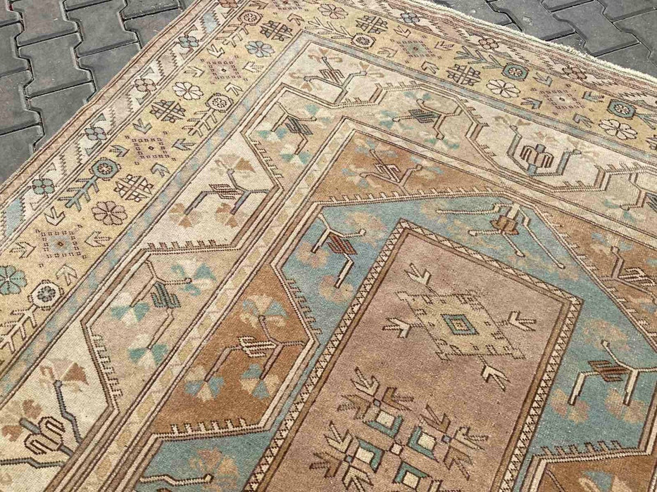Turkish Oushak Rug 279cm x 203cm Antique Hand Knotted