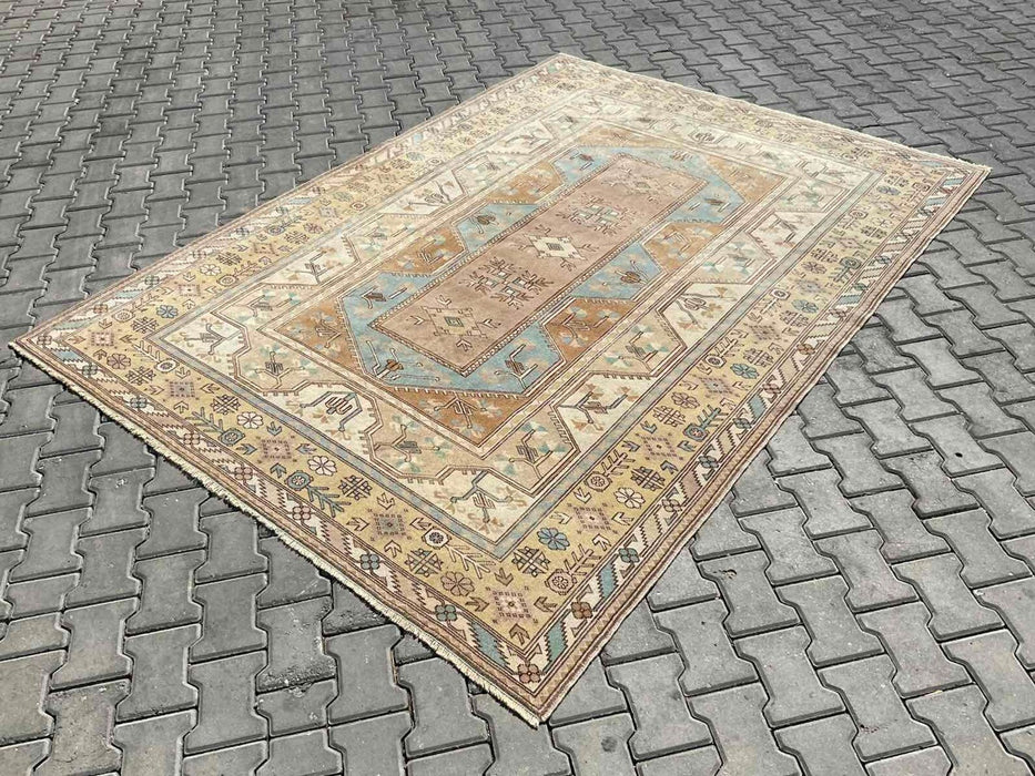 Turkish Oushak Rug 279cm x 203cm Antique Hand Knotted