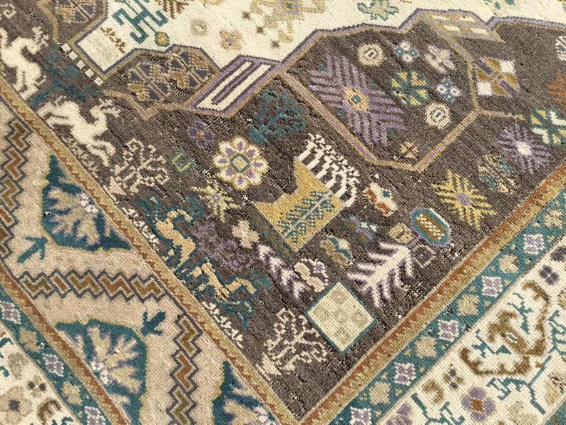 Turkish Oushak Rug 306cm x 170cm Hand Knotted Antique