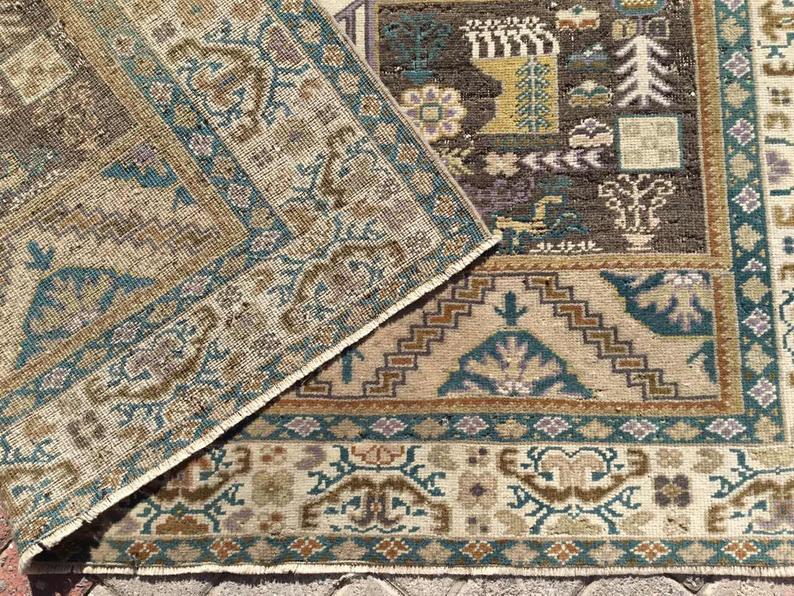 Turkish Oushak Rug 306cm x 170cm Hand Knotted Antique