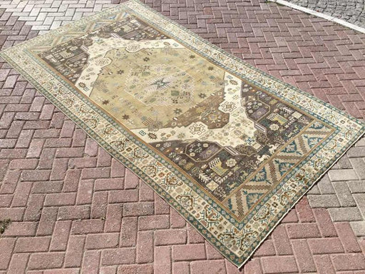 Turkish Oushak Rug 306cm x 170cm Hand Knotted Antique