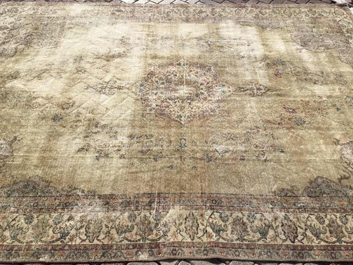 Turkish Oushak Rug 355cm x 262cm Antique Handmade 1930s
