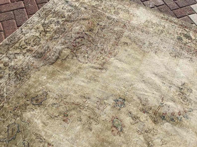 Turkish Oushak Rug 355cm x 262cm Antique Handmade 1930s