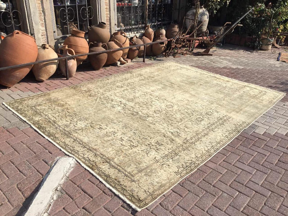 Turkish Oushak Rug 361cm x 250cm Antique Hand Knotted