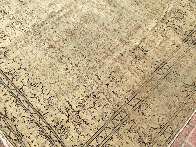 Turkish Oushak Rug 361cm x 250cm Antique Hand Knotted