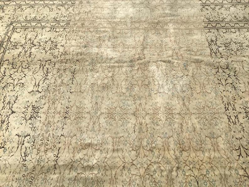 Turkish Oushak Rug 361cm x 250cm Antique Hand Knotted