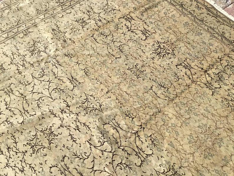 Turkish Oushak Rug 361cm x 250cm Antique Hand Knotted