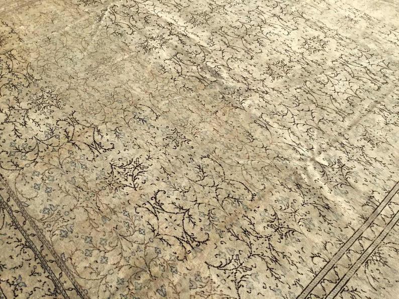 Turkish Oushak Rug 361cm x 250cm Antique Hand Knotted