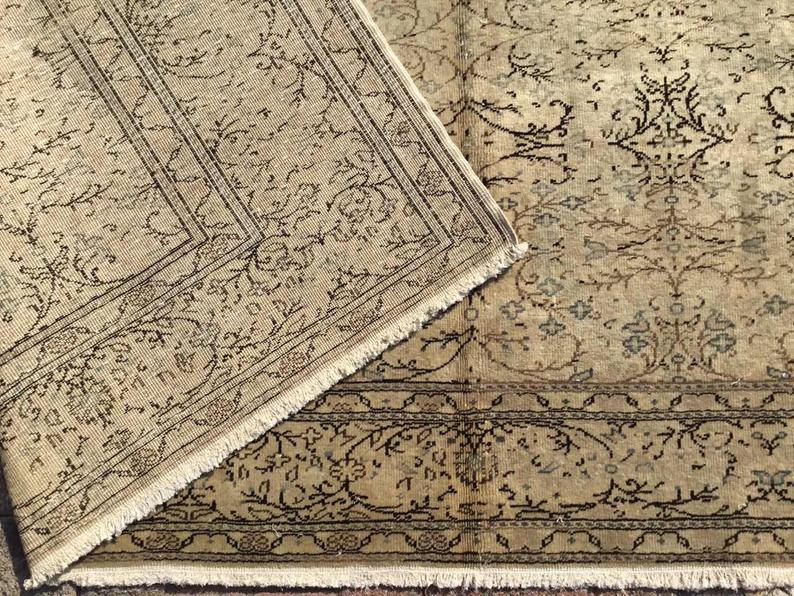 Turkish Oushak Rug 361cm x 250cm Antique Hand Knotted