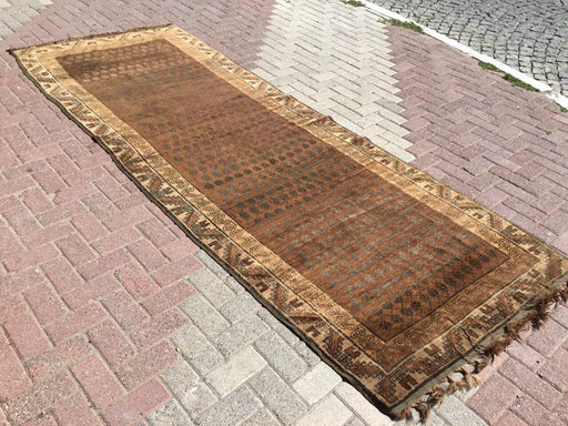 Turkish Runner Rug 132x352cm Vintage Handcrafted Design