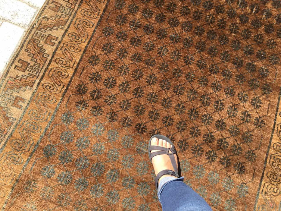 Turkish Runner Rug 132x352cm Vintage Handcrafted Design