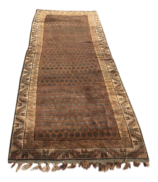Turkish Runner Rug 132x352cm Vintage Handcrafted Design