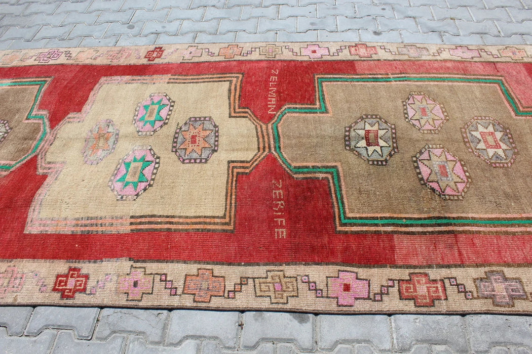 Turkish Runner Rug 330Cm X 137Cm Unique Design