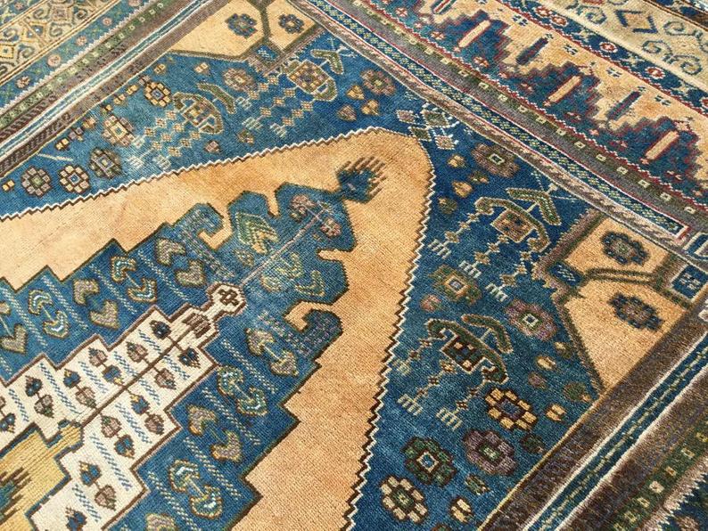 Turkish Vintage Handknotted Rug 280cm x 171cm