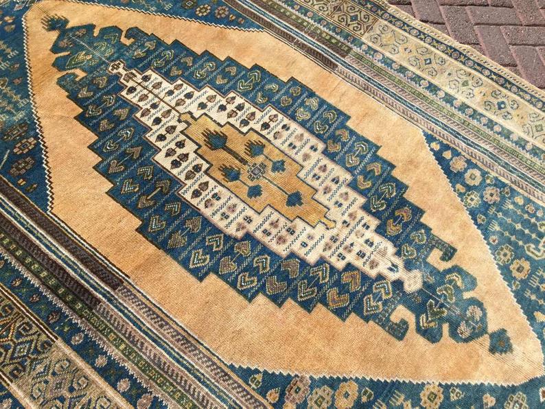 Turkish Vintage Handknotted Rug 280cm x 171cm
