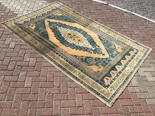 Turkish Vintage Handknotted Rug 280cm x 171cm