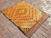 Turkish Vintage Kilim Rug 132cm x 107cm Handwoven Wool