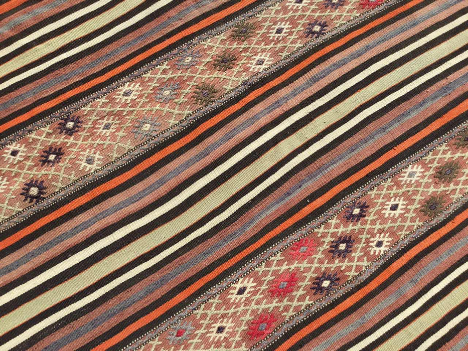 Turkish Vintage Kilim -matto 147x240 cm Ainutlaatuinen Tribal Design