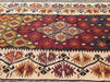 Turkish Vintage Kilim Rug 231cm x 129cm Handwoven Wool