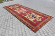 Turkish Vintage Kilim Runner 464 cm x 180 cm Handcrafted
