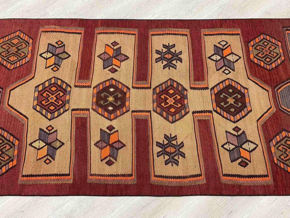 Turks vintage kelimloperkleed 453 x 102 cm