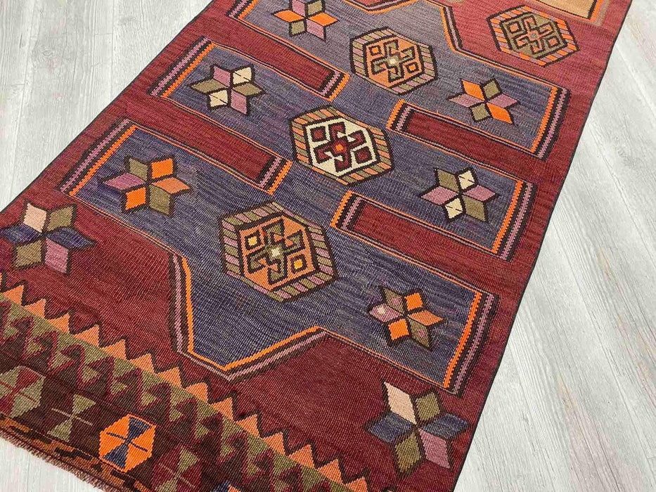 Turks vintage kelimloperkleed 453 x 102 cm