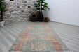 Turkish Vintage Rug 134cm x 291cm Geometric Design #401