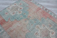 Turkish Vintage Rug 134cm x 291cm Geometric Design #401