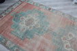 Turkish Vintage Rug 134cm x 291cm Geometric Design #401