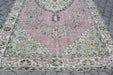 Turkish Vintage Rug 182cm x 316cm Geometric Design
