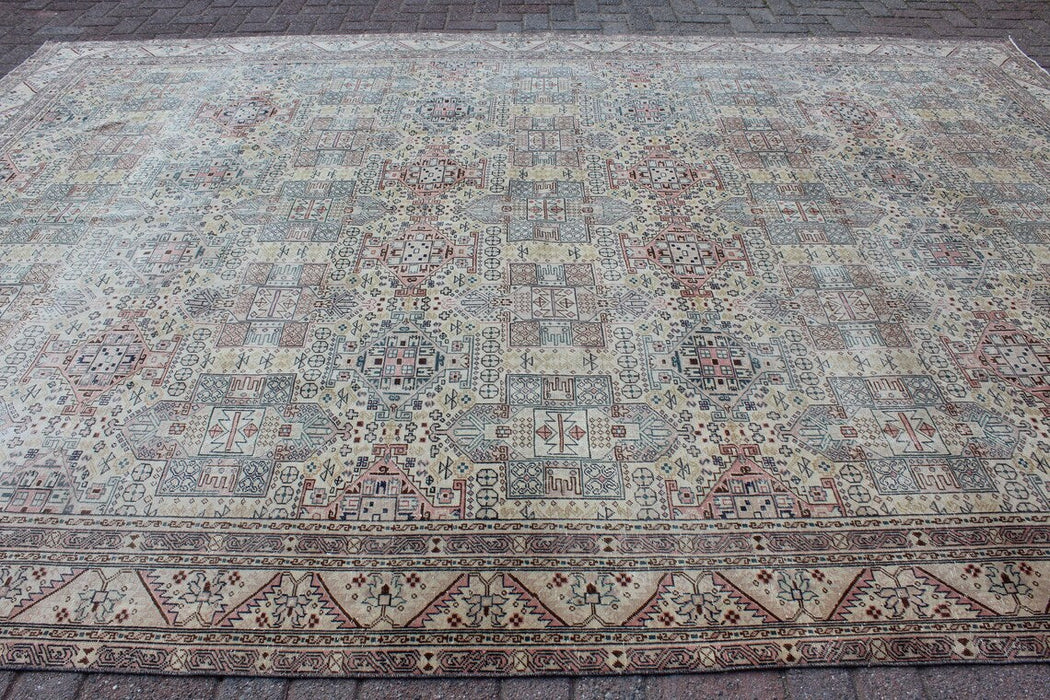 Turkish Vintage -matto syll 258cm x 368cm Käsinsolmittu