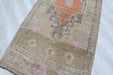 Turkish Vintage Runner Rug 373cm x 96cm Geometric Pattern