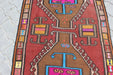 Turkish Wool Kilim Runner 101cm x 233cm Handwoven Design