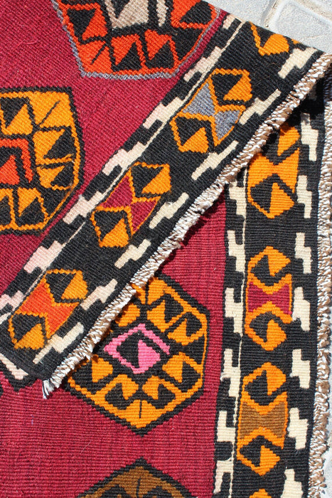 Turkish Wool Kilim Runner 428cm x 122cm Handmade #385