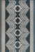 Turkoosi Flatweave Sisä-ulkoalueen matto 150x210 cm