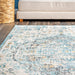 Turquoise Medallion Area Rug 120x180 cm