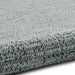 Tappeto beige/blu a tessitura piatta per interni ed esterni, durevole, resistente alle macchie e alle intemperie Tweed 9743