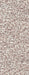 Tappeto runner in lino bianco Twilight 2211