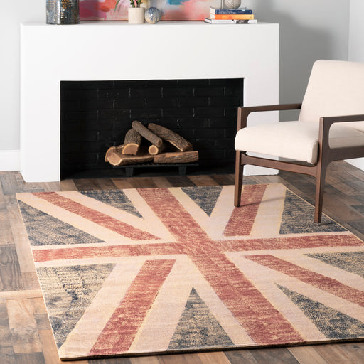 Union Jack Braided Rug 60x90 cm