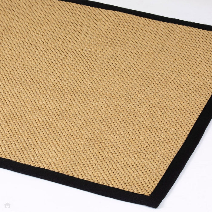 Urmston Sisal Jute Border Natural/Black Runner