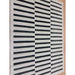 Valley Build Scandinavian Carved 3D Hi-Low Flatweave Ivory/Charcoal Grey/Monochrome Rug